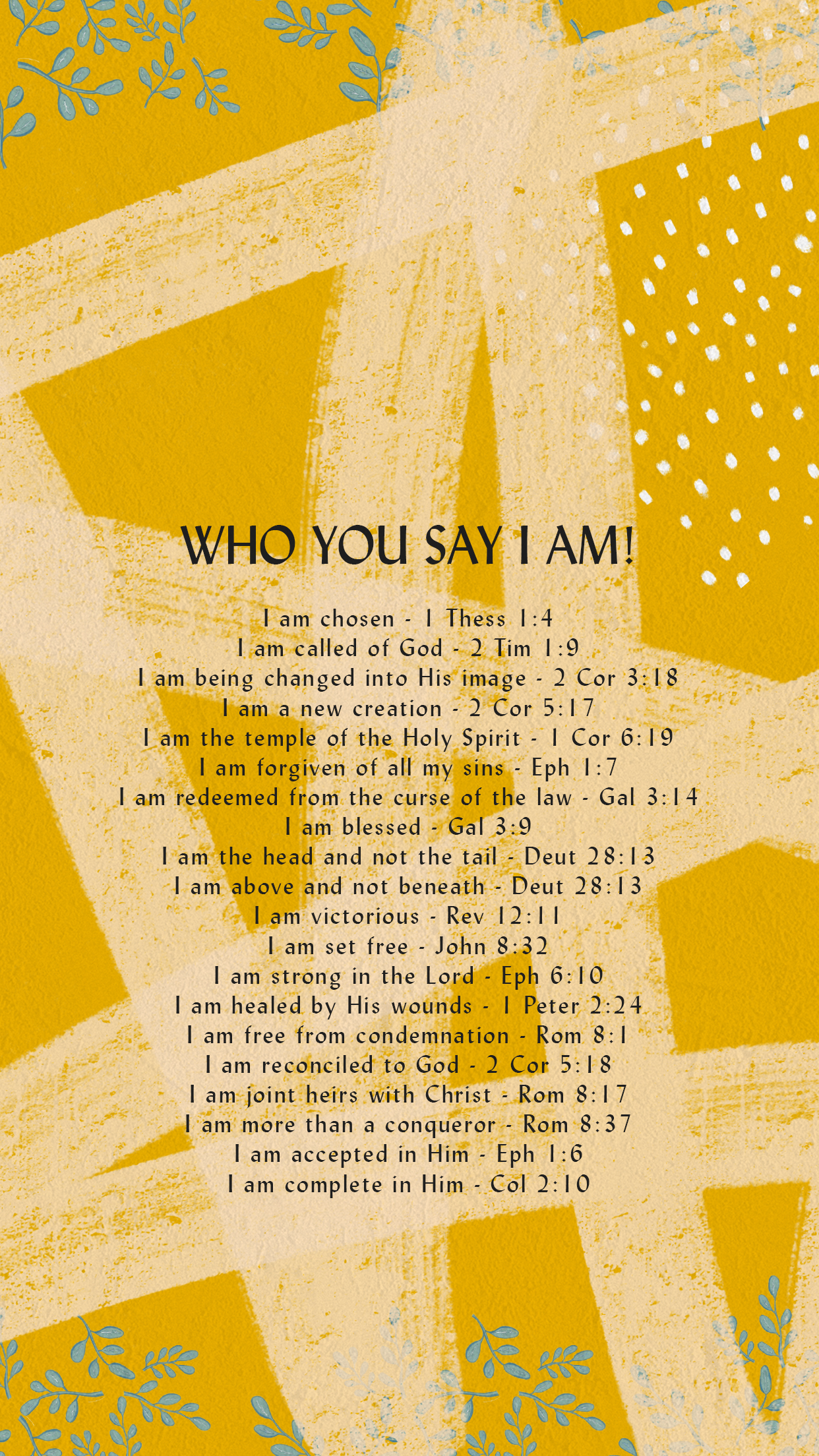how do you say i am